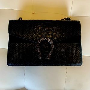 JBB Crossbody Leather Snake Skin Purse